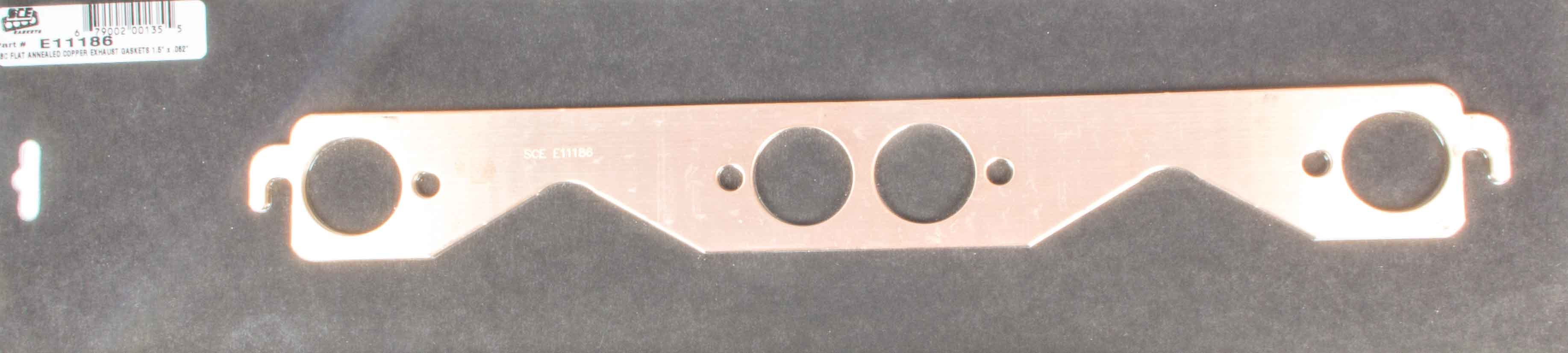 E11186 SBC Copper Exhaust Gaskets