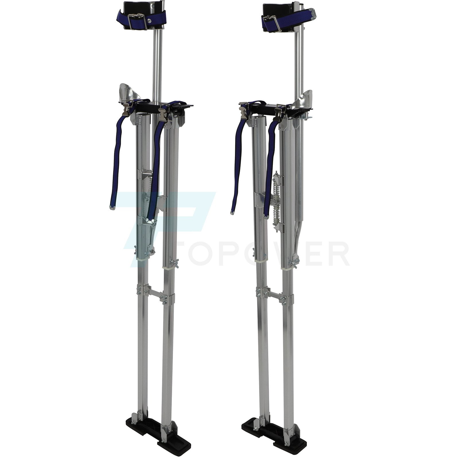 Aluminum Drywall Stilts Adjustable 36" 50" for Painting Painter Taping Blue 