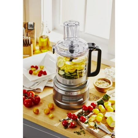 KitchenAid - 9 Cup Food Processor - Contour Silver