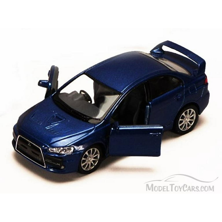 2008 Mitsubishi Lancer Evolution X, Blue - Kinsmart 5329D