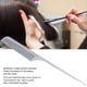 thumbnail image 2 of Hombres Mujeres Peine De Peinado, Peine De Pelo De Cola De Rata De Salón, Peine Profesional De Metal De Aluminio Para Peluquero Para Todo Tipo De Cabello(Plata) Ecomeon no, 2 of 5