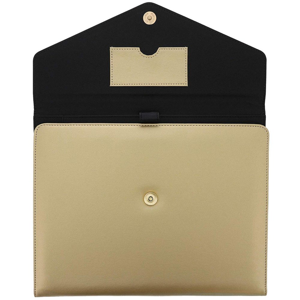 Gold Business Padfolio/Portfolio for Women, 12.6 X 10 inches Walmart