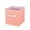 Pink, variant on Zmeidao Storage Cubes,Foldable Fabric Bins Multi-Color Organizers Decorative Organizing Baskets For Shelves For Closet, Utility Room, Storage Room