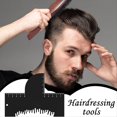 thumbnail image 5 of Tarjeta de Mejora para Barberos. Herramienta para Dar Forma A la Línea del Cabello de la Barba. Guía de Contorno para Recortar y Peinar, para Hombres y Mujeres., 5 of 5