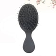 thumbnail image 5 of Cepillo desenredante con almohadilla y cerdas de cerdo, mango ergonómico, ideal para viajar y apto para todo tipo de cabello., 5 of 5