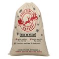 thumbnail image 3 of Printtoo Pack Of 2 Pcs Xmas Presents Storage Bags Large Santa Gift Sack With Drawstring Christmas Party Favor 27x20 Inch, 3 of 9
