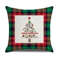 thumbnail image 2 of fundas de almohada decorativas navideñas de , funda de cojín cuadrada con cremallera, 2 of 5