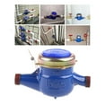 thumbnail image 2 of Water Meter Heavy Duty Brass Flow Measure Tap Cold Water Meter Home Garden Wet Table Measuring Tools Water Measurement, 2 of 7