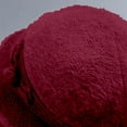 thumbnail image 6 of Tittly Winter Hats Beanie Women's Woolen Knitted Warm Basin Hat Padded Cotton Hat Skull Caps Hats for Women Red One Size, 6 of 6