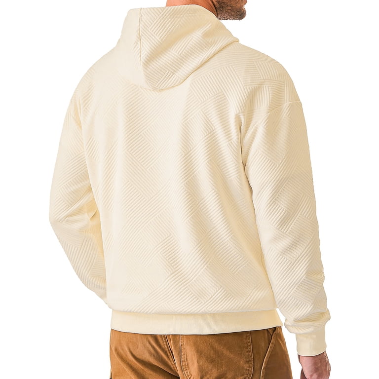 Gents Bliss Men's Geometric Texture Long Sleeve Hoodie photo 4