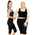 thumbnail image 2 of Stretch Is Comfort Women's Plus Size Knee Length Leggings| Adult X-Large - 7x, 2 of 5