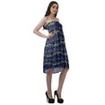 thumbnail image 5 of Moomaya Loungewear Beach Dress Sundresses For Women Printed Crepe Smocked Dress, 5 of 6