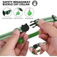 thumbnail image 4 of Airtag Cat Collar, Air tag Cat Collar with Bell and Safety Buckle in 3/8" Width, Reflective Collar with Waterproof Airtag Holder Compatible with Apple Airtag for Cat Dog Kitten Puppy, 4 of 7