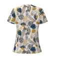 thumbnail image 4 of Naloa Hawaiian Style Print T-Shirts Short Sleeve V Neck Tees for Women Fashion Tops Trendy Lightweight Soft Casual Summer Outfits Clothes, 4 of 5
