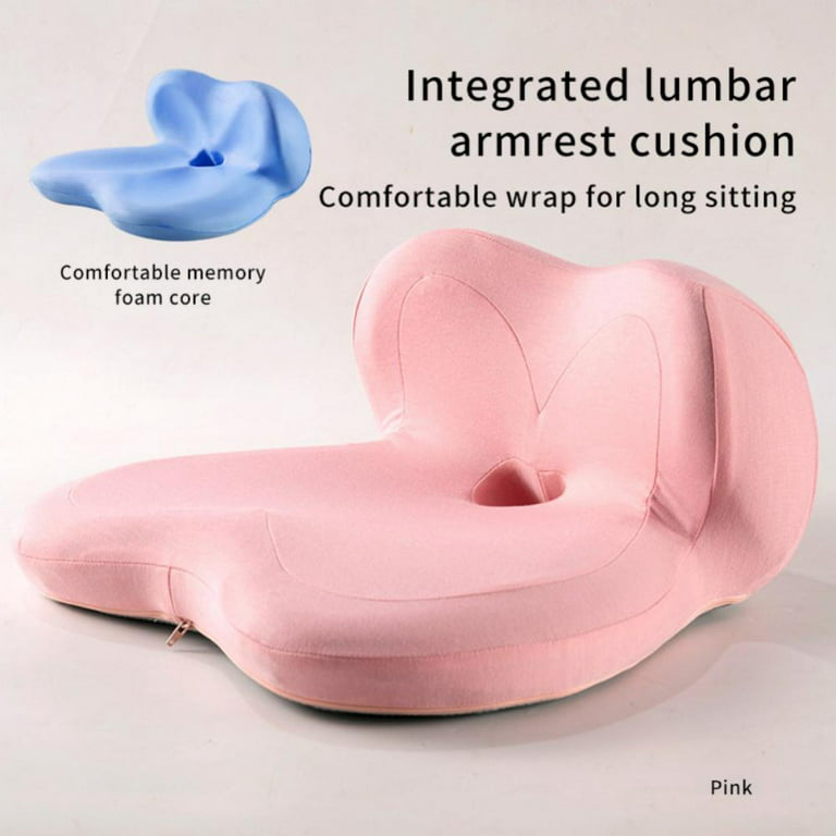 Foam Seat Cushion Lumbar Support Tailbone Sciatica Lower Back Pain Relief  car