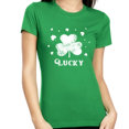 thumbnail image 1 of Chemises de la Saint-Patrick pour Femmes Trèfle Irlandais, 1 of 6