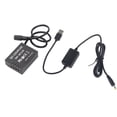 thumbnail image 2 of Kit De Acoplador De CC NP-W126 Dummy DC, Batería De Acoplador USB De CC Duradero Estable Con Cable De Accionamiento USB Con Cable De Transmisión USB Para XH1 Para XT20 Para XT2, 2 of 7