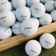 thumbnail image 1 of Pre-Owned 24 Titleist Pro V1 Used Golf Balls in 5A Grade Condition - Shaggy Golf Balls, 1 of 1