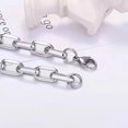 thumbnail image 1 of Collar cubano de estilo industrial de acero de titanio con hebilla cuadrada, cadena gruesa, cadena de hip hop para hombres, cadena de clavícula con costura, pulsera de cadena en O, 1 of 6