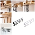thumbnail image 4 of Metal Cabinet Hanging Rack Bathroom Kitchen Organization Free Nail Seamless Hook Organizer Rack, 4 of 4