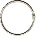 thumbnail image 1 of 3Inch (12 Pack) Loose Leaf Binder Rings, Nickel Plated Steel Binder Rings, Keychain Key Rings, Metal Book Rings, Silver, For School, Home, Or Office, 1 of 6