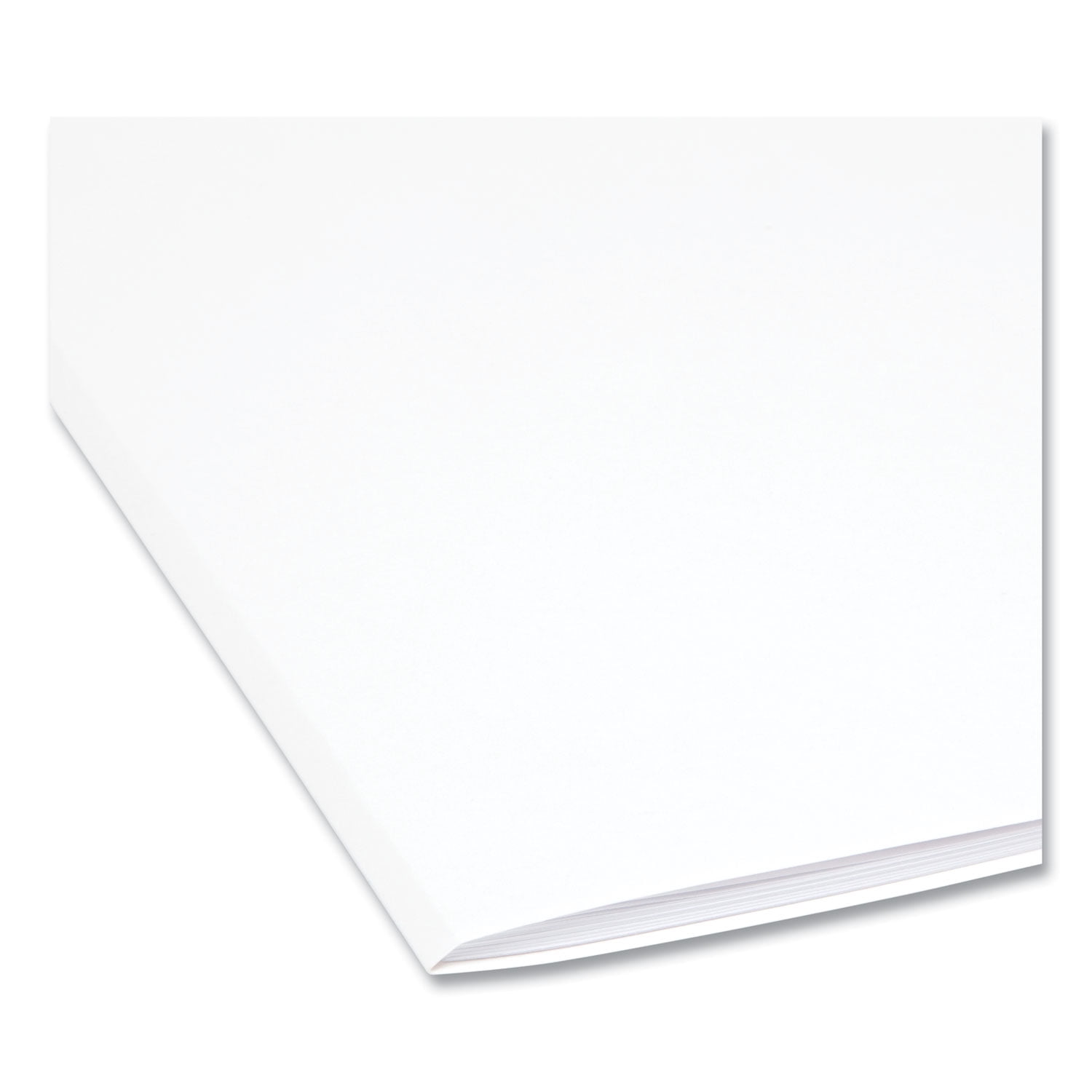 Smead 17834 File Folders, 1/3 Cut, Reinforced Top Tab, Legal, White, 100/Box