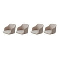 thumbnail image 1 of Guardoinrt 2 Pcs/Ensemble Housse de Chaise Extensible Transformable Protection Complète et Décoration Élégante Entretien Facile Kaki Clair 2Ensemble, 1 of 6