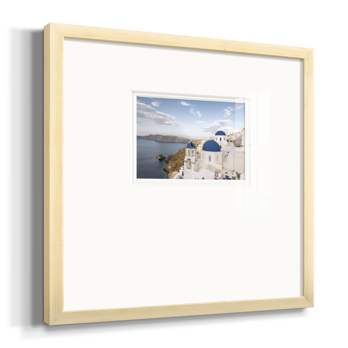 Santorini ViewPremium Framed Print