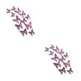 thumbnail image 1 of mmirethe Whimsical Look With Colorful Butterflies Wall Stickers Various Glitter And Exquisite Stickers To Create A Decorative LK12 Rose Red 2Set, 1 of 6
