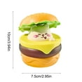 thumbnail image 3 of Gqtwoy Hamburger Car Toy, Press and Slide Fun Toy, Cute Animal Car with Soft Rubber Wheels, Interactive Burger Vehicle, Ideal for Gifts, Stress Relief and Playful Entertainment, 3 of 6