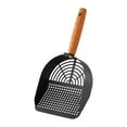 thumbnail image 2 of Cat Litter Cat Litter Bandeja para la bandeja de mascotas suministros de limpieza de mascotas profundas Scooper Scooper Spade de arena de gato agujero redondo, 2 of 8