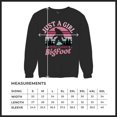 thumbnail image 7 of Just a Girl Who Loves Bigfoot Sweatshirt Sasquatch Fan Cryptid Cute Gift Vintage Sunset Wildlife Camping Crewneck, 7 of 7