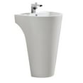thumbnail image 3 of Fresca Parma 24" White Pedestal Sink, 3 of 5