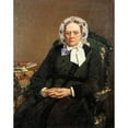 thumbnail image 2 of Hilda Lindgren 12x14 Black Ornate Wood Framed Double Matted Museum Art Print Titled: Widow Kristina Ulrika Klinteberg, Born Lindgren (1886), 2 of 5