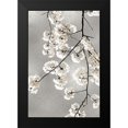 thumbnail image 2 of Bennett, Kate 11x14 Black Modern Framed Museum Art Print Titled - White Blossoms on Silver III, 2 of 5