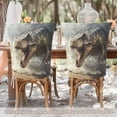 thumbnail image 5 of Decorative Chair Back Cover One Size x6 Chair Cover Dining Chair Slipcovers Chair Back Decoration Festival Chair Decoration Big-billed Dinosaur, 5 of 6