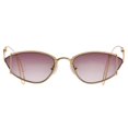 thumbnail image 1 of Lentes de Sol For Arts Sake diseño Ornate Gold Grey, 1 of 3