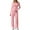 A01_Pink, variant on 2 Pieces Sets for Womens,Women's Baggy Stretchy Wide Leg Sweatpants,Women's High Waisted Hip Lift Elastic Waist Trousers Loose Foitted Comfort Casual Blouses Square Neck Long Sleeve Sweatshirts Tops