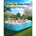 thumbnail image 4 of Piscina Inflable Sunrio 2025 Actualizada 312L para Niños/Adultos 120x72x56 cm, 4 of 9