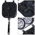 thumbnail image 2 of CC TOY Egg Pans Nonstick Double-sided Pancake Maker For Kids Nonstick Fried Egg Cooker Breakfast Maker Grill Pan Griddle Mini Pancakes, 2 of 5