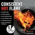 thumbnail image 3 of El Fuego Wax Fire Pit – Lights in Seconds for Instant Heat with No Wood Smoke, Low Maintenance, Ultimate Convenience - Graphite Grey, 3 of 9