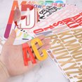 thumbnail image 4 of 810 Pieces Vinyl Letter Stickers, 10 Sheets 1.5 Inch Green Self-Adhesive Cute Alphabet Number Stickers for DIY Craft, 4 of 5