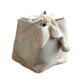 thumbnail image 1 of GINTBN Teapot Storage Bag Drawstring Storage Case Chinese Kung Fu Teaware Bag with Embroidery Portable Travel Tea Set Storage Bag Multi-Function Teacup Container 3.71 x 3.71 x 4.49 inch, 1 of 8
