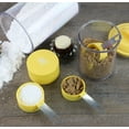 thumbnail image 4 of Reston Lloyd 4pc Measuring Cups for Dry & Liquid Ingredients, Food Grade Plastic with Stainless Steel Handles, Set of 2, Lemon, 4 of 4
