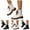 Beige, variant on Women's Combat Ankle Boots Lace up Platform Short Booties Fashion Non Slip Fall Winter Dress Shoes Beige 6