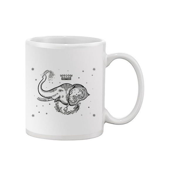 Elephant Ornamental Design Mug  -Image by Shutterstock,