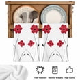 thumbnail image 6 of Red Spring Floral Microfiber Kitchen Towel, Pastoral Summer Botanical Elegant Soft Absorbent Dish Towels, Quick Drying Washable Dishcloths for Kitchen Cleaning, Drying Dishes, 18x28 Inches, 6 of 9
