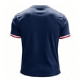 thumbnail image 6 of Soccer Cup 2026 Jersey for Men, Crew Neck Short Sleeve France Rooster & Stars Graphic Tee - Soft Cotton Blend Fan Top for Match Day & Stadium Navy XXXXL, 6 of 6