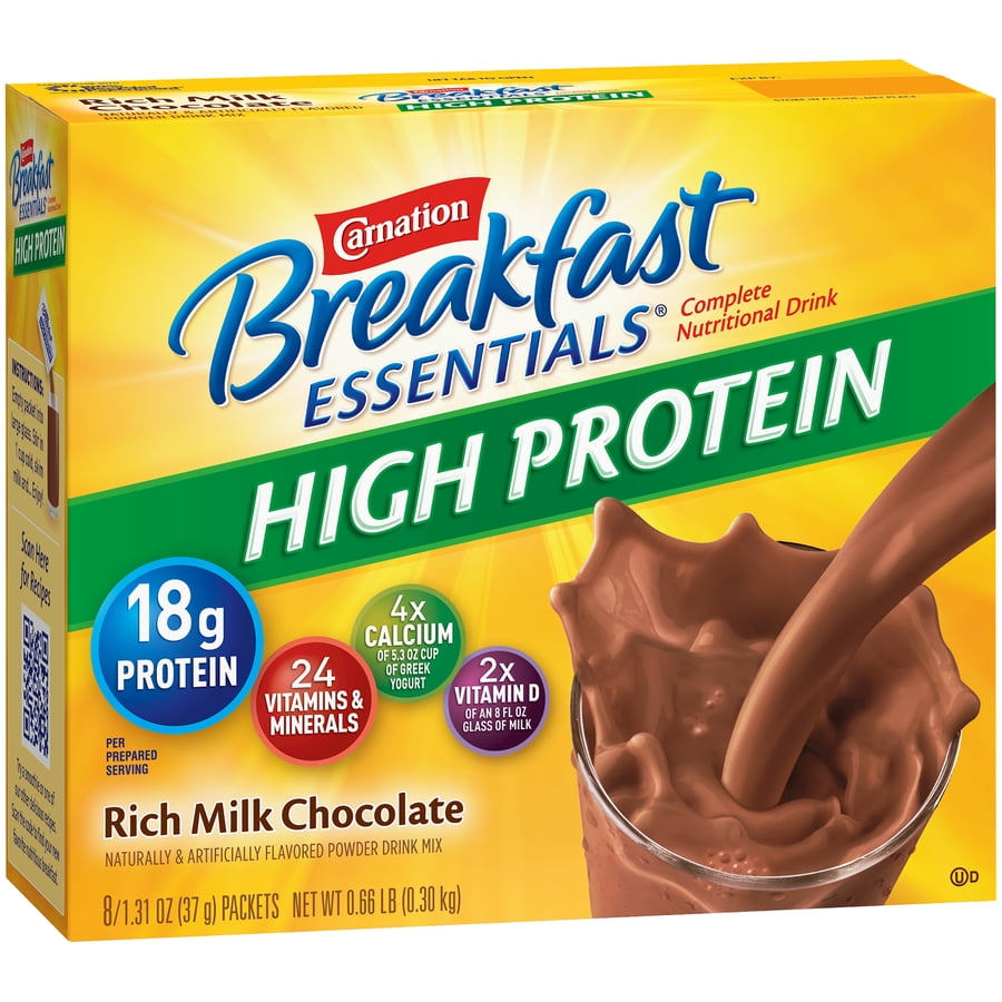 Carnation Breakfast Essentials Rich Milk Chocolate Powder 1.31 oz