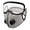 Light Ashy, variant on Reusable Carbon Filter Dust Mask with Adjustable Goggles, Anti-Uv-6-Layer Filte, Built for Woodworking